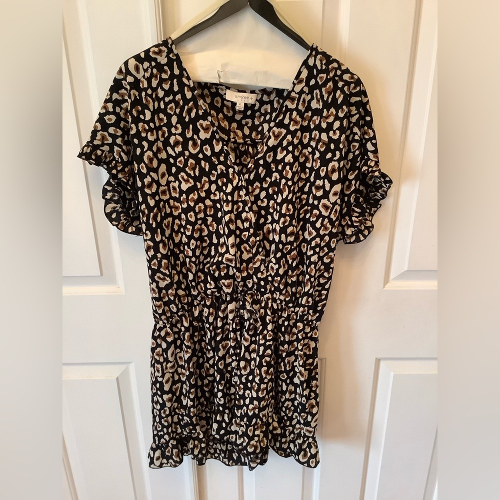 Umgee jumpsuit leopard print XL